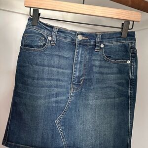 Vintage Free People Denim Mini Skirt